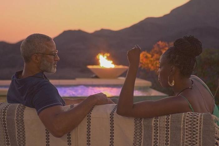 Philip Patrick and Kiki Orr on <em>My Mom, Your Dad.</em>