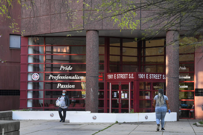 The exterior of the Washington, D.C., jail where a group of defendants charged in the Jan. 6, 2021, attack on the U.S. Capitol are detained. The atmosphere has grown tense as they await their trials.