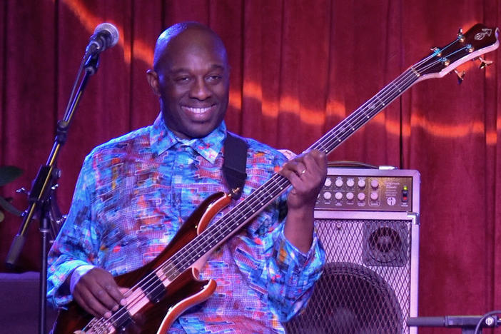 Jazz bassist Charnett Moffett.