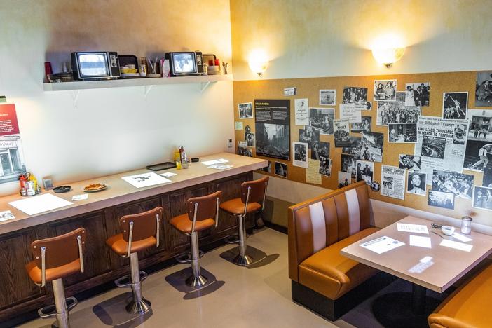 August Wilson often wrote in diners - in the exhibit, visitors can immerse themselves in one the playwright loved.
