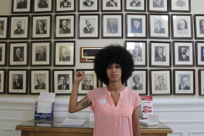 Mariah Parker in Athens City Hall