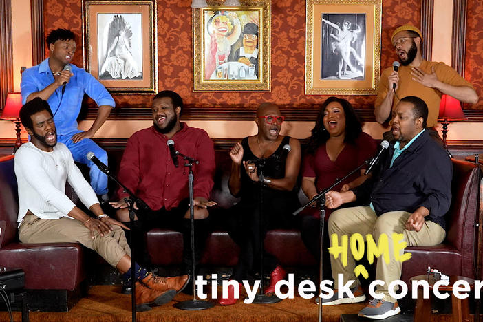 Cast members of A Strange Loop perform a Tiny Desk (home) concert.