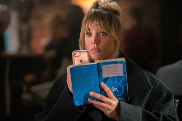 Kaley Cuoco as Cassie in the second season of <em>The Flight Attendant.</em>