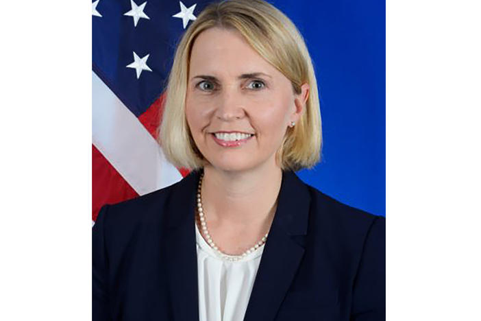 President Biden announced his intention to nominate Bridget Brink as the U.S. ambassador to Ukraine. The career foreign service officer has served as ambassador to Slovakia since 2019.