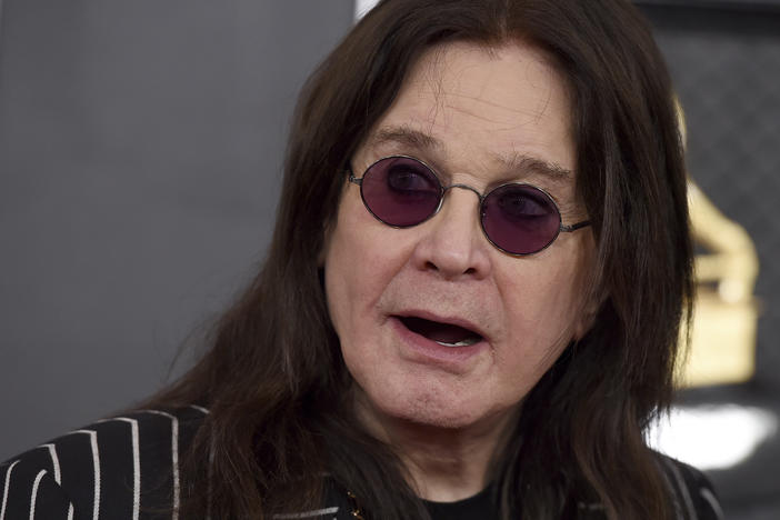 Ozzy Osbourne arrives at the 62nd annual Grammy Awards on Jan. 26, 2020, in Los Angeles.
