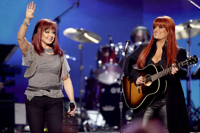 Naomi Judd, left, and Wynonna Judd, of The Judds, perform at the "Girls' Night Out: Superstar Women of Country," in Las Vegas, April 4, 2011.