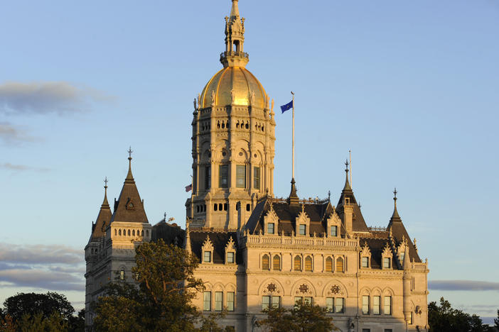 A 2012 file photo shows the Connecticut State Capitol building in Hartford.