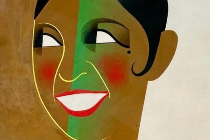 Study of the 1931 Josephine Baker poster by Jean Chassaing.