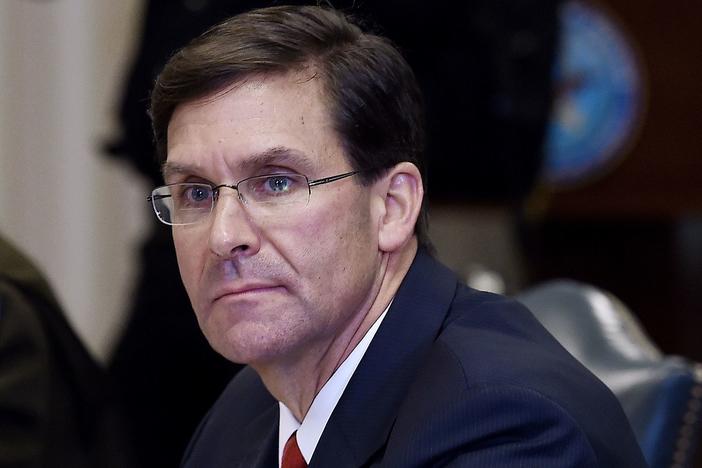 Mark Esper has written a book about the challenges he faced as Defense secretary in the Trump administration.