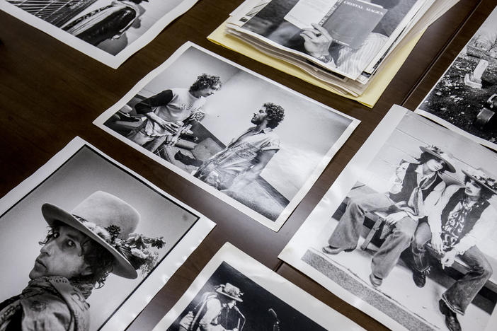 A collection of photography from the Bob Dylan Archive in Tulsa, Okla.