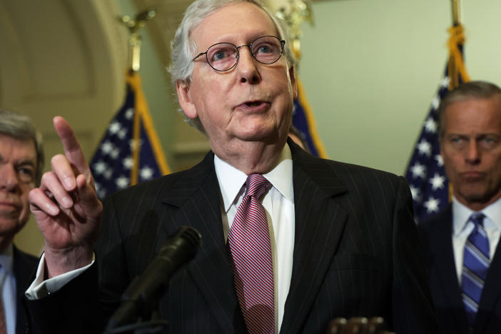 U.S. Senate Minority Leader Sen. Mitch McConnell, R-Ky., blamed Democrats for the declining trust in the Supreme Court in an interview with NPR. "The Supreme Court is not broken and doesn't need fixing," he said.