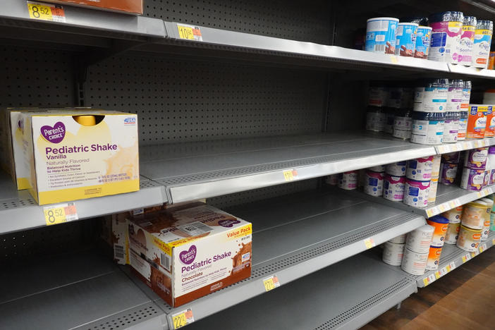 Baby formula has been in short supply in many stores around the U.S. for several months.