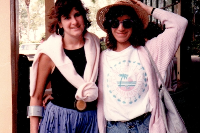 Julie Ort (left) said she has never forgotten the kindness of a fellow classmate after an embarrassing fall in her freshman year physics class.