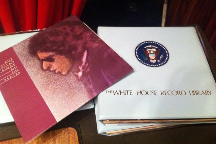 Records from the White House collection are seen in 2010.