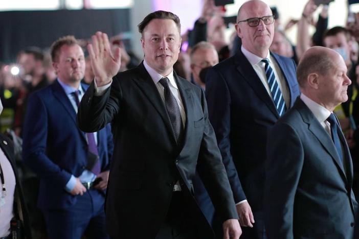 After a report alleged SpaceX paid a flight attendant to settle a sexual misconduct case against Elon Musk, the tech billionaire called it a politically motivated attack. Musk is seen here in March, at a new Tesla factory in Germany.