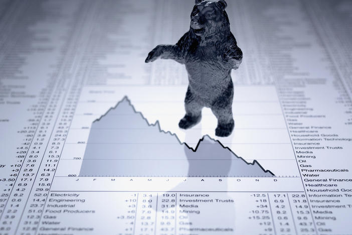 Stocks are in bear market territory.