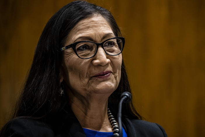Interior Secretary Deb Haaland will speak with survivors of Native American boarding schools as part of a tour called "The Road to Healing." Her department found that between 1819 and 1969, the federal government operated or supported more than 400 schools.