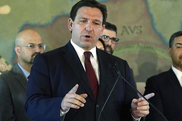 A federal appeals court found that a Florida law intended to punish social media platforms is an unconstitutional violation of the First Amendment, dealing a major victory to companies who had been accused by Florida Gov. Ron DeSantis, pictured on May 9, of discriminating against conservative thought.