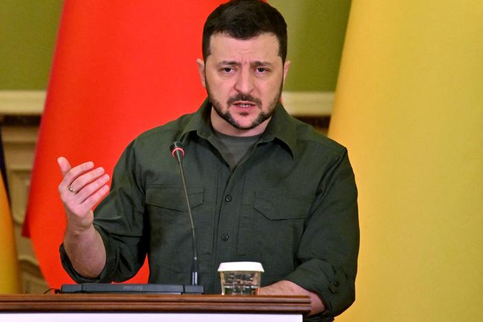 Ukrainian President Volodymyr Zelenskyy.