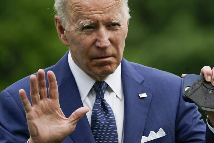 President Joe Biden arrives at the White House from his trip to Asia. His executive order will bring reforms to federal law enforcement.