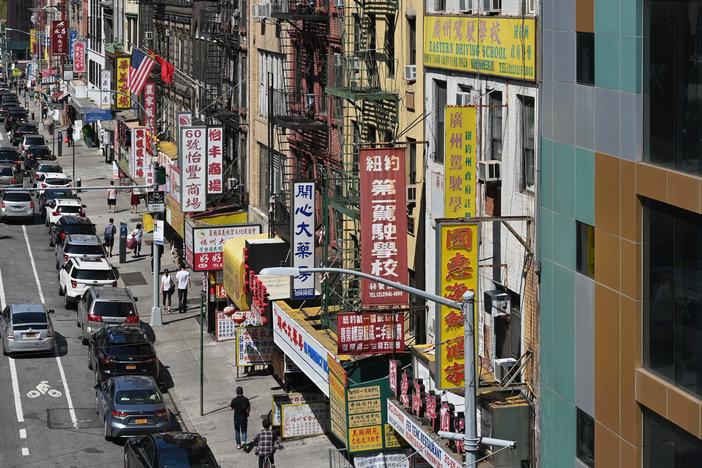 A view of Manhattan's Chinatown.