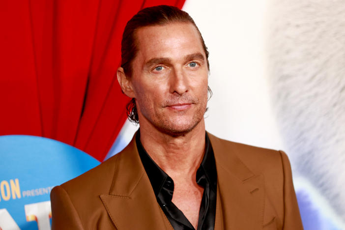 Matthew McConaughey attends a movie premiere on Dec. 12, 2021, in Los Angeles.