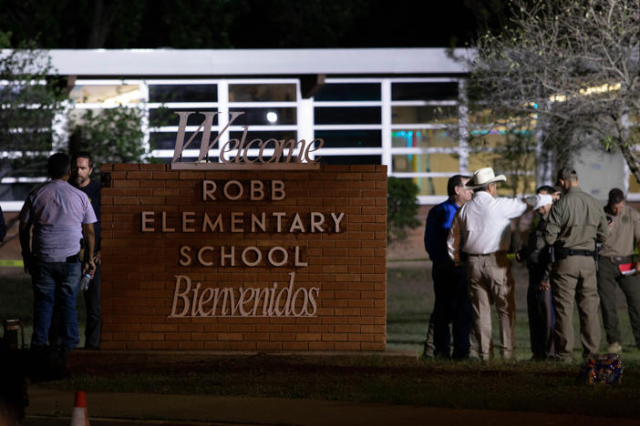Robb Elementary School is the site of a shooting that killed 19 students and two adults in Uvalde, Texas.