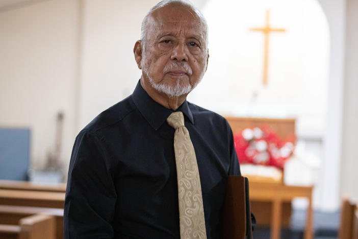 Retired pastor Julián Moreno, 80, lost his great-granddaugther during the Robb Elementary School shooting.