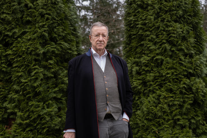 At the home of Toomas Hendrik Ilves, who served as the fourth president of Estonia from 2006 until 2016.