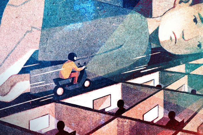 Younger workers in China are questioning the benefits of the daily grind as they face worsening prospects. The rise of "Sang culture" embodies the frustration and soul-crushing weariness.