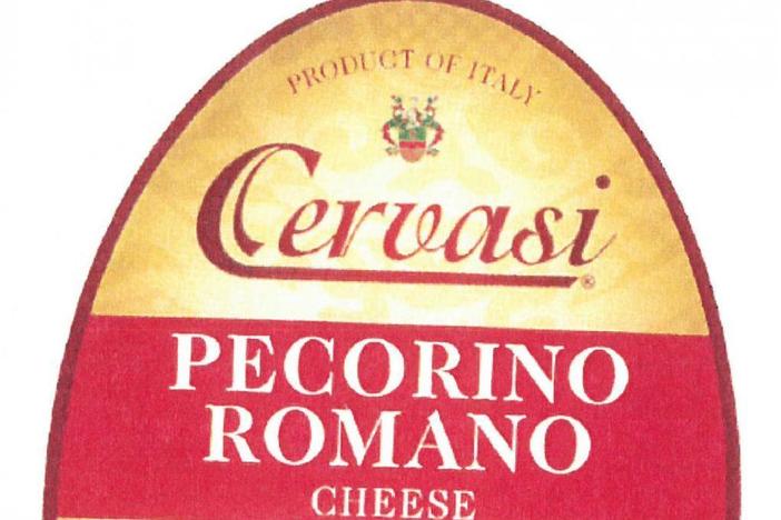 Cervasi Pecorino Romano was among the eight voluntarily recalled cheeses.