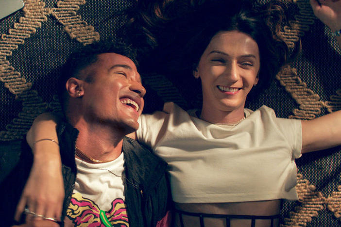 Brodie (Devin Way) and Ruthie (Jesse James Keitel) are some of the peacocking queer folk on Peacock's <em>Queer as Folk</em>.