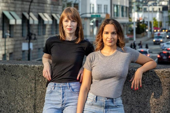 Claire Atkin (left) and Nandini Jammi founded the nonprofit group Check My Ads, which aims to defund disinformation online. Now, they have launched a campaign aimed at Fox News' online empire.