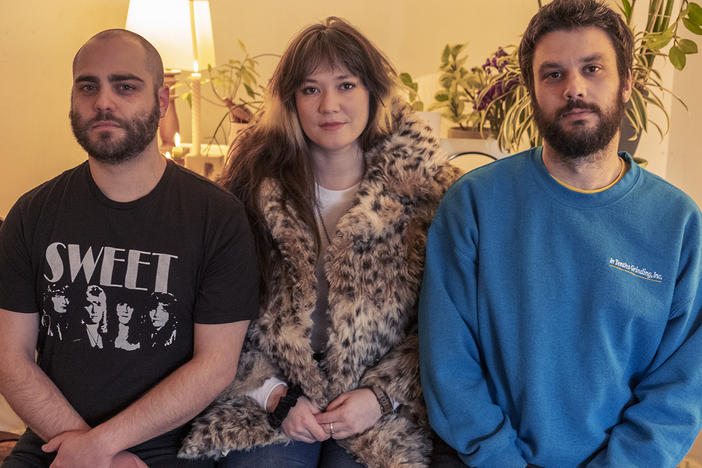 "Working together is a very egoless process," Editrix drummer Josh Daniel (right) says. "We want the music to flow when you listen to it, even if it's jarring."