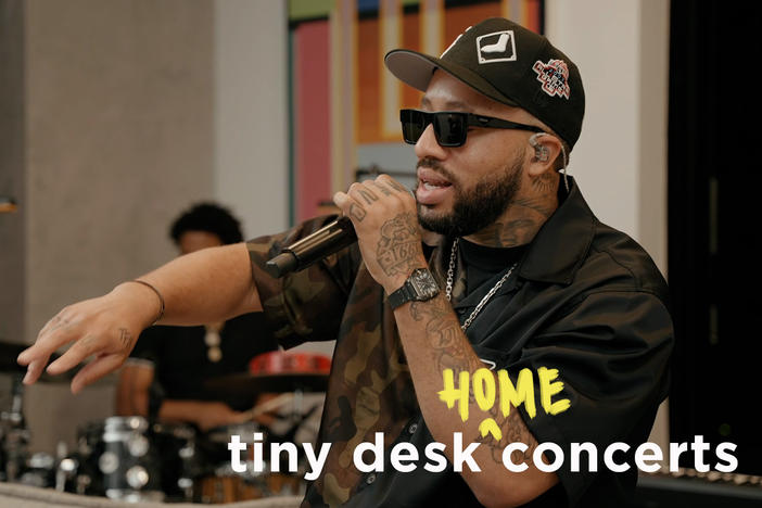 Larry June performs a Tiny Desk (home) concert.