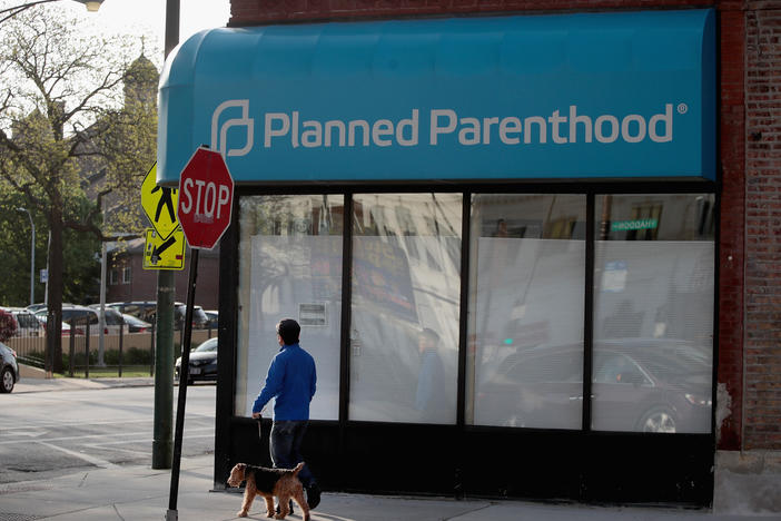 New data from the Guttmacher Institute shows the number of U.S. abortions rose in 2020, reversing a decades-long trend toward declining numbers. Pictured here is a Planned Parenthood center in 2018 in Chicago, Illinois — a state whose increase in abortion was partly due to patients crossing the border from Missouri, which has more abortion restrictions.