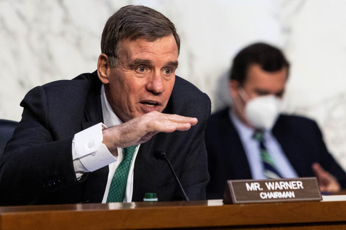 Senator Mark Warner in 2021.