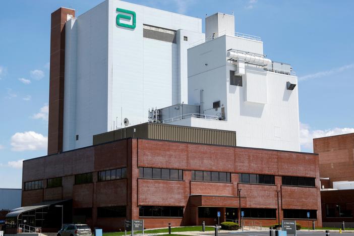 The Abbott manufacturing facility in Sturgis, Mich. The plant reopened on June 4, but closed less than two weeks later after severe weather led to flooding in some areas.