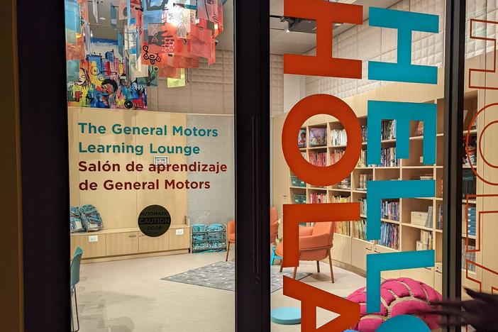 A learning lab that's part of the exhibit ¡<em>Presente</em>! A Latino History of the United States.