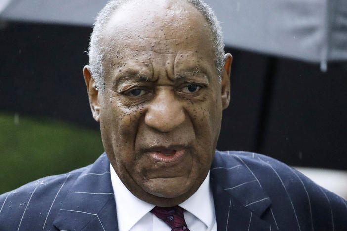 Bill Cosby arrives for a sentencing hearing following his sexual assault conviction at the Montgomery County Courthouse in Norristown Pa., on Sept. 25, 2018.