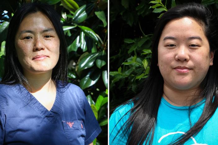 Fanny Sung (left) and her younger sister, Marianne Sung (right). Abortion — and whether to get one — changed the two sisters' lives in ways that affected them for years to come.