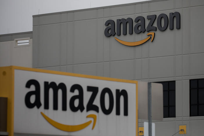Workers at an Amazon warehouse on Staten Island voted in March 2022 to join the Amazon Labor Union. Amazon is presenting its objections to the election before a National Labor Relations Board hearing being conducted over Zoom.