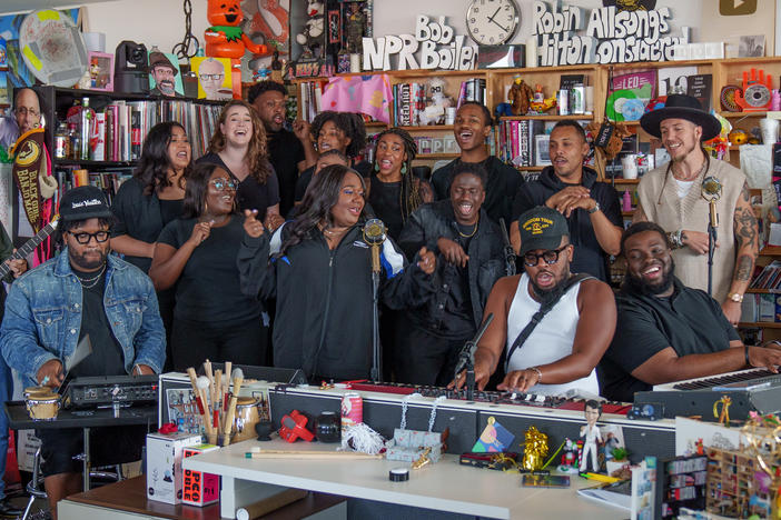 Maverick City Music performs a Tiny Desk concert.