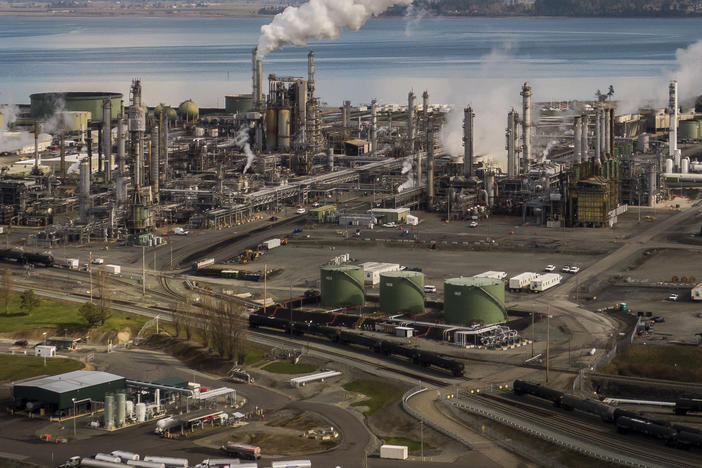 The Marathon Anacortes Refinery.