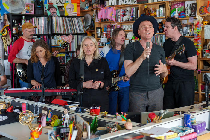 Belle and Sebastian perform a Tiny Desk concert.