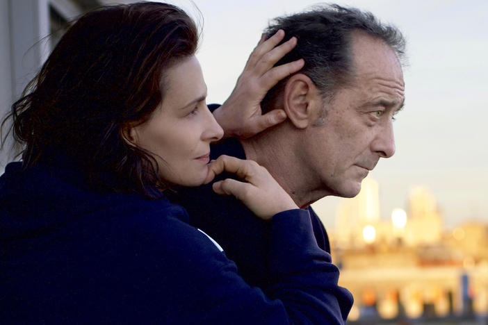 Juliette Binoche and Vincent Lindon play a couple whose relationship is threatened by another man in <em>Both Sides of the Blade.</em>