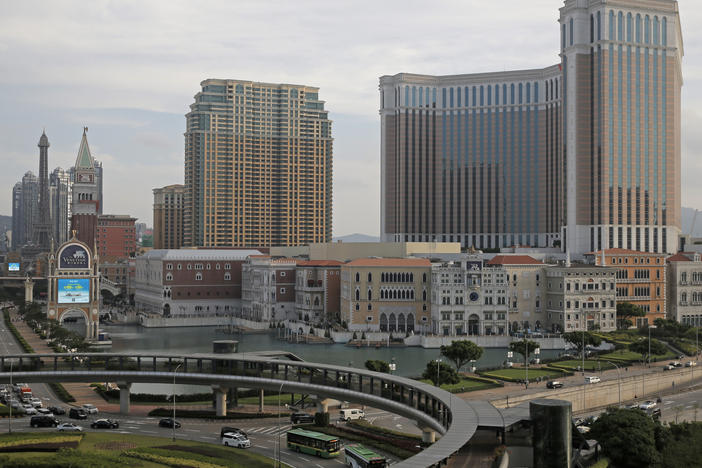 The Venetian Macau casino resorts stand at Cotai Strip in Macau, June 3, 2018.