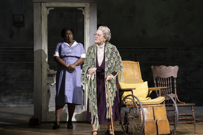 Dorcas Sowunmi and Mary Badham on the national tour of <em>To Kill A Mockingbird.</em>