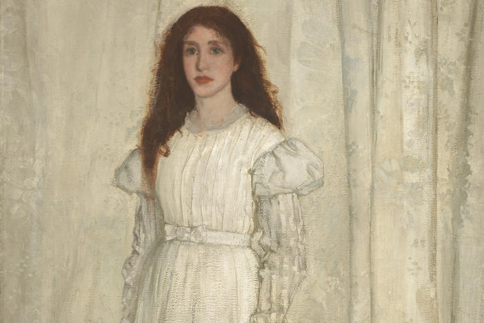 James McNeill Whistler's  Symphony in White, No. 1: The White Girl, 1861–1863