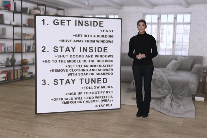 New York City's Office of Emergency Management released a public service announcement in the even that a nuclear attack occurs in the city.